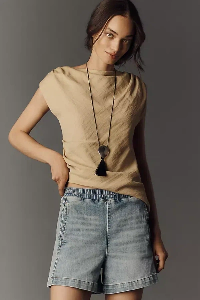 Pilcro Izzy Shorts In Brown