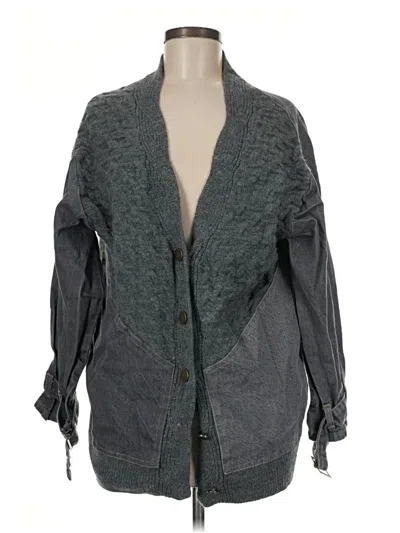 Pre-owned Pilcro Jacket In Gray