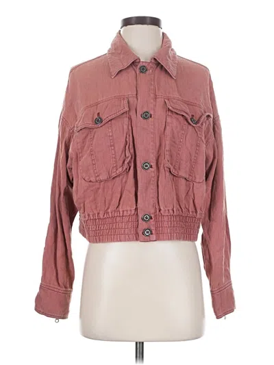 Pre-owned Pilcro Jacket In Pink