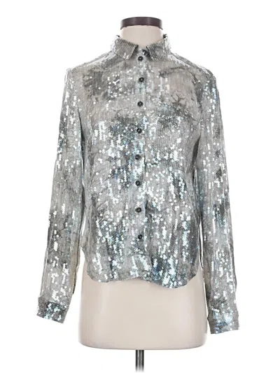 Pre-owned Pilcro Jacket In Silver