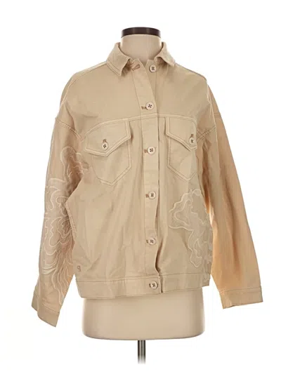 Pre-owned Pilcro Jacket In Tan