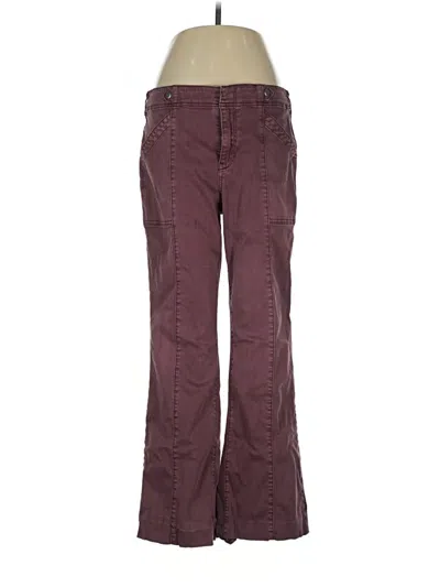 Pre-owned Pilcro Jeans In Burgundy