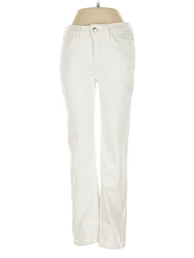 Pre-owned Pilcro Jeans In Ivory
