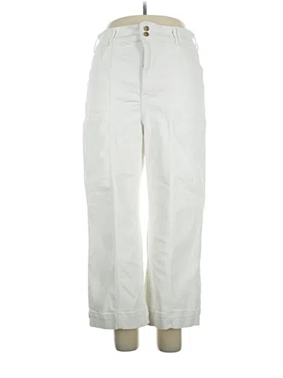 Pre-owned Pilcro Jeans In Ivory