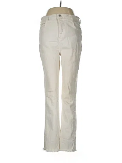 Pre-owned Pilcro Jeans In Ivory
