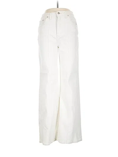 Pre-owned Pilcro Jeans In Ivory