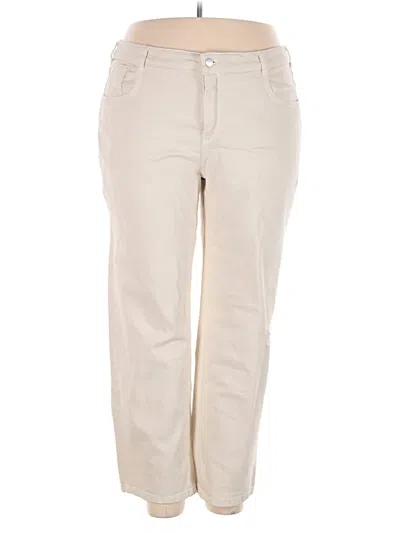 Pre-owned Pilcro Jeans In Ivory