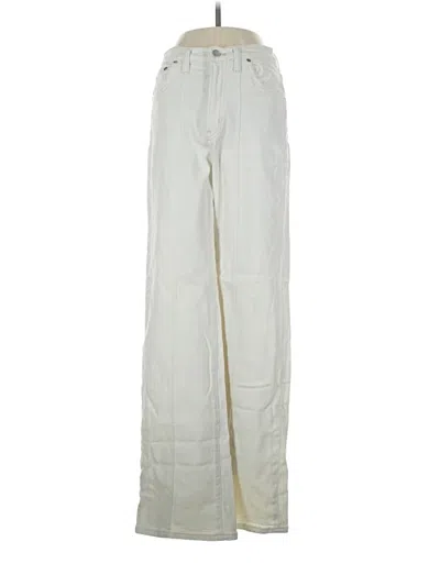 Pre-owned Pilcro Jeans In Ivory