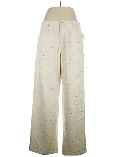 Pre-owned Pilcro Jeans In Ivory
