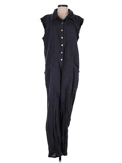 Pre-owned Pilcro Jumpsuit In Black