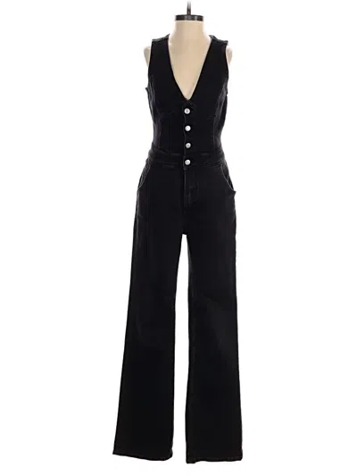 Pre-owned Pilcro Jumpsuit In Black