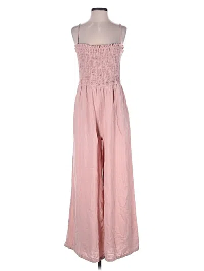 Pre-owned Pilcro Jumpsuit In Pink