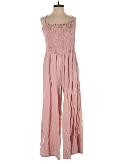 Pre-owned Pilcro Jumpsuit In Pink