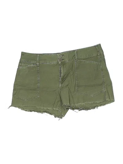 Pre-owned Pilcro Khaki Shorts In Green