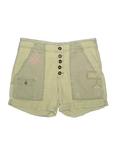 Pre-owned Pilcro Khaki Shorts In Green
