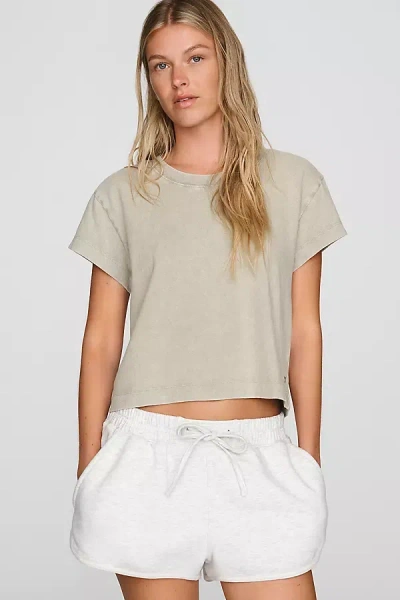 Pilcro Knit Project Billie Tee In Green