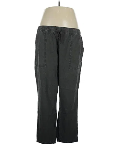 Pre-owned Pilcro Linen Pants In Gray