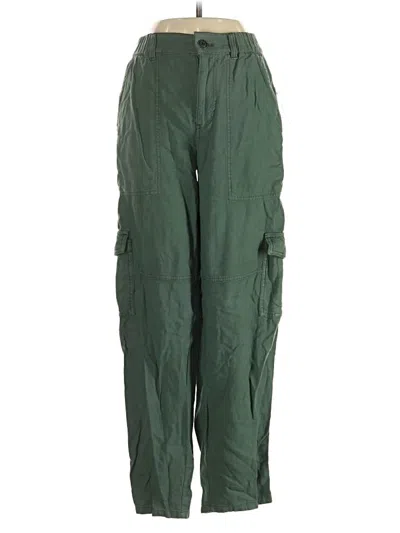 Pre-owned Pilcro Linen Pants In Green