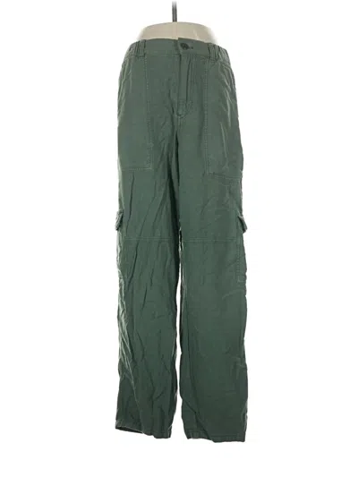 Pre-owned Pilcro Linen Pants In Green