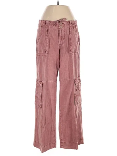 Pre-owned Pilcro Linen Pants In Pink