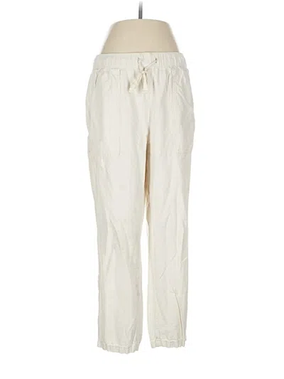 Pre-owned Pilcro Linen Pants In White