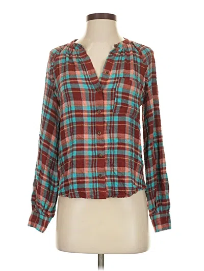 Pilcro Long Sleeve Blouse In Multi