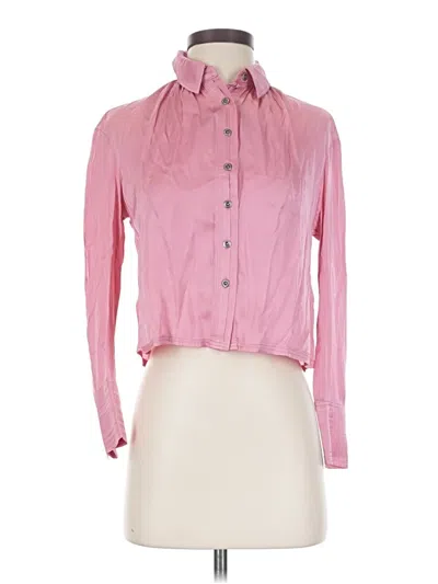 Pilcro Long Sleeve Blouse In Pink