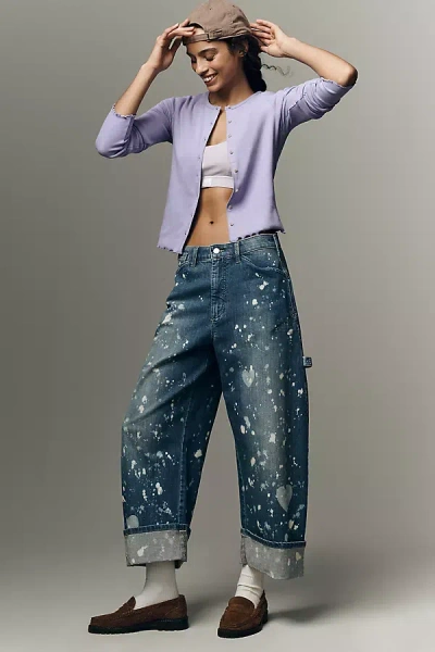 Pilcro Long-sleeve Ruffle-hem Cardigan Sweater In Multi