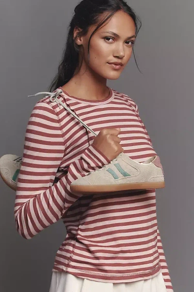 Pilcro Long-sleeve Tissue Tee In Multi