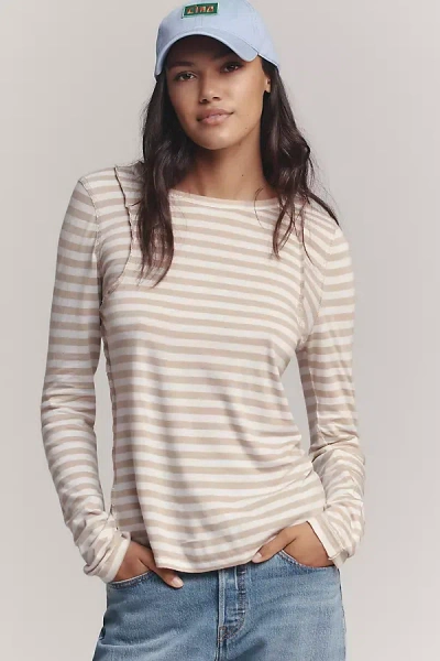 Pilcro Long-sleeve Tissue Tee In Multi