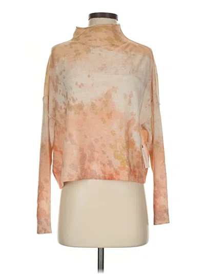 Pilcro Long Sleeve Top Orange Turtleneck Tops