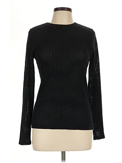 Pre-owned Pilcro Long Sleeve T-shirt In Black