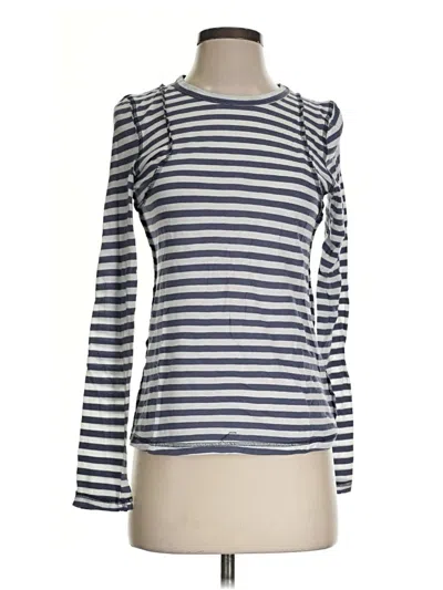 Pre-owned Pilcro Long Sleeve T-shirt In Gray
