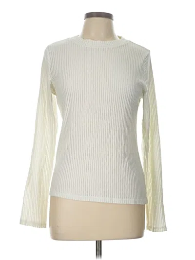 Pre-owned Pilcro Long Sleeve T-shirt In White