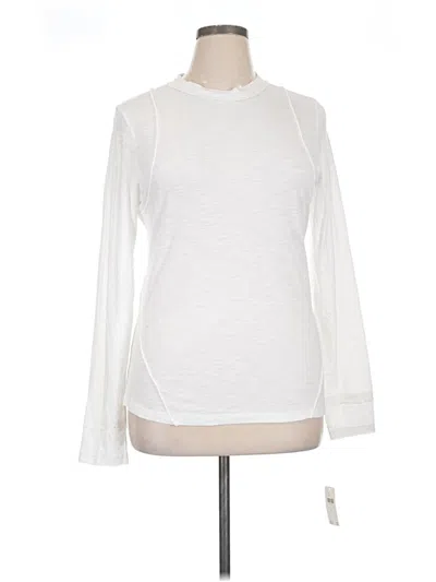 Pre-owned Pilcro Long Sleeve T-shirt In White