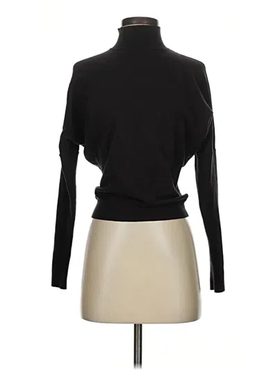 Pre-owned Pilcro Long Sleeve Turtleneck In Black