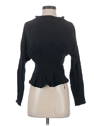 Pre-owned Pilcro Long Sleeve Turtleneck In Black