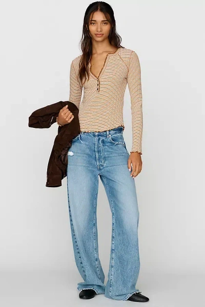 Pilcro Long-sleeve Ruffled Lace-trim Top In Black