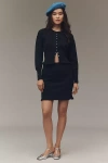 Pilcro Modern Knit Mini Skirt In Black