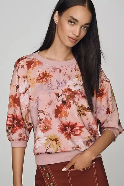 Pilcro Niki Bubble Sweatshirt In Multicolor