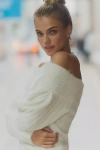 Pilcro Off-shoulder Batwing Sweater In Multi