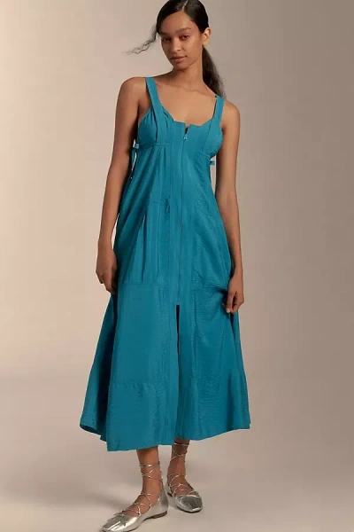 Pilcro Parasail Maxi Dress In Blue