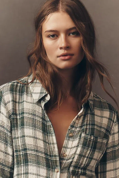 Pilcro Patterned Buttondown Shirt In Multi