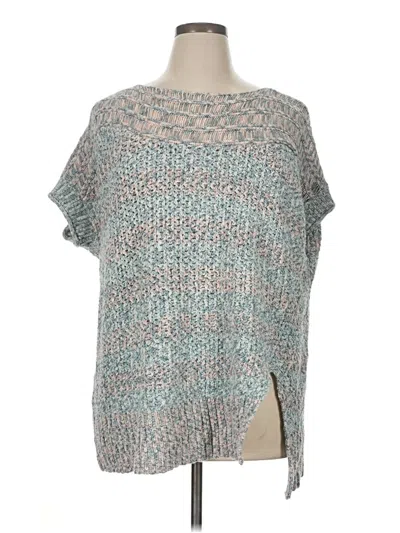 Pre-owned Pilcro Poncho In Blue