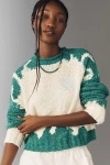 Pilcro Pullover Long-sleeve Crew-neck Icon Sweater In Multi