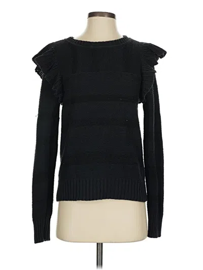 Pre-owned Pilcro Pullover Sweater In Black