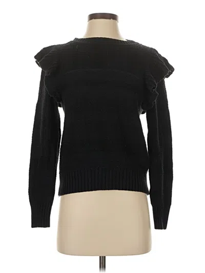 Pre-owned Pilcro Pullover Sweater In Black