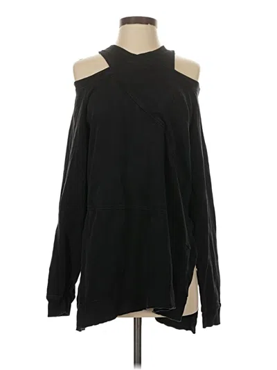 Pre-owned Pilcro Pullover Sweater In Black