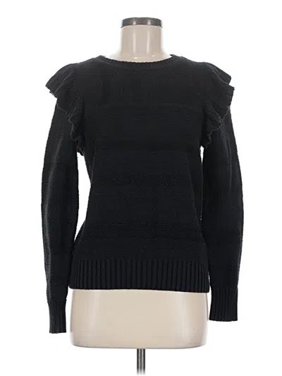Pre-owned Pilcro Pullover Sweater In Black