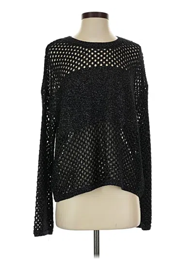 Pre-owned Pilcro Pullover Sweater In Black